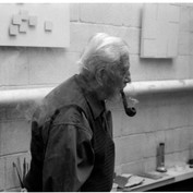Luis Tomasello in his studio_Paris 2010 © Photo Serge Lemoine